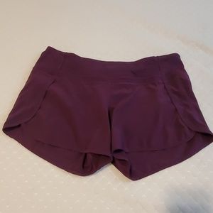 Lululemon speed shorts